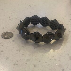 Eddie Borgo Black Geometric Bracelet